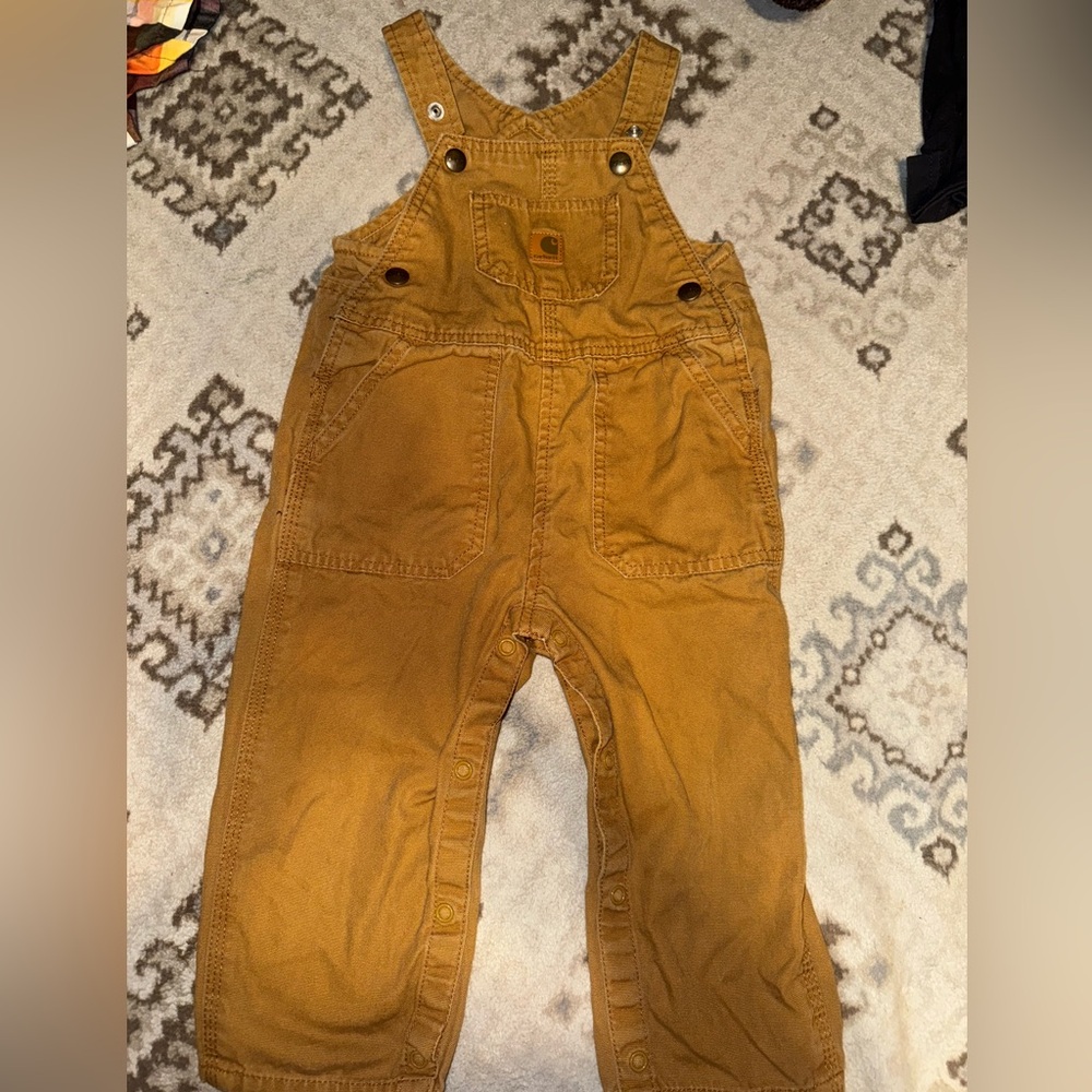 Carhartt Kids Brown Overalls